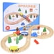 thumbnail image 2 of Vagón de ferrocarril, vagón de ferrocarril de madera multifunción, tren de ferrocarril, vagón de ferrocarril de bricolaje, compacto y liviano, 2 of 9