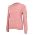 thumbnail image 7 of Sweaters for Women Lightweight Half Turtleneck Sweater Soft Cozy Ribbed Knit Long Sleeve Pullover Tops Pink S, 7 of 7