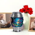 thumbnail image 6 of JAGASY Snake Urn for Adult Ashes Remains - Small Keepsake Forest Urns for Human Ashes Men - Decorative Women Urns for Daughter - Miniature Blue Urn for Memorial Funeral - 3 Inch, 6 of 7