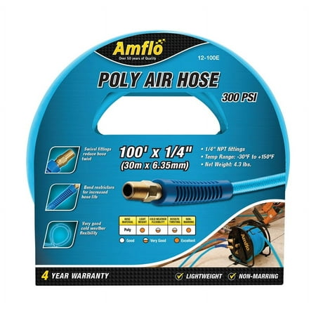UPC 087817121012 product image for Amflo 12-100 E Polyurethane Air Hose  1/4  x 100 | upcitemdb.com