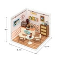 thumbnail image 3 of Super Creator Daily Inspiration Cafe Plastic DIY Miniature House Kit DW001 (en inglés) rolife dollhouse, 3 of 4