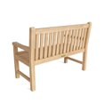 thumbnail image 2 of Teak Outdoor Classic 2-Seater Bench Anderson Teak Furniture, 2 of 3