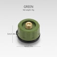thumbnail image 4 of Convertidor de tanque de gas de horno de casete Válvula de transferencia Adaptador de tanque de propano (verde), 4 of 4