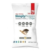SimplyProtein Chips, Salt and Pepper, GF and Vegan - (1.16oz, Pack of 12)