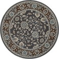 thumbnail image 3 of Art Carpet 841864105117 5 x 8 ft. Kensington Collection Jacobean Border Woven Oval Area Rug, Gray, 3 of 3