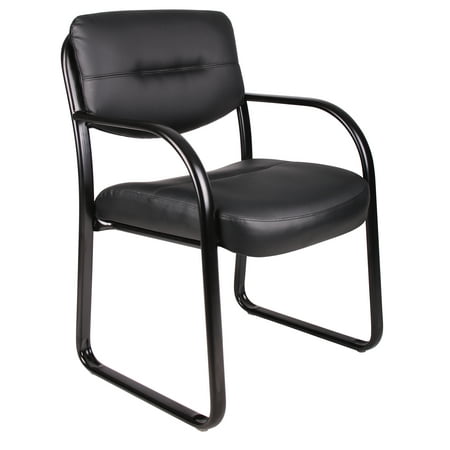 Boss Office Products Black Reception Waiting Room (Best Waiting Room Chairs)
