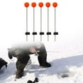 thumbnail image 2 of koolsoo 5 Pièces Pointe Supérieure de Canne à Pêche de Glace Ressort à Bille Rouge Durable pour Accessoires de Pêche Moyen, 2 of 9
