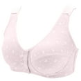 thumbnail image 3 of Jwputqe Bras for Women,Wireless Bras for Women,Soft,Supportive,Solid,Cotton,Pink,46, 3 of 3