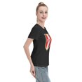 thumbnail image 5 of Peru National Football Team Hauts pour Femmes T-Shirts Tendance Chemise Basique pour Femmes Manches T-Shirt, 5 of 5