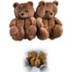 thumbnail image 4 of Oso De Peluche Para Mujer, Zapatos Cálidos De Algodón Grueso Con Mobiliario De Felpa, Zapatillas De Invierno Marrón Claro Rojo Verde MX-0132581FYD, 4 of 5