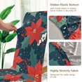 thumbnail image 5 of Yayeee 2 Pack Dining Chair Covers Stretch Parson Chairs Slipcovers Seat Protector, Christmas Berries, 5 of 6