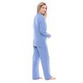 thumbnail image 3 of Women's Button-Up Long Sleeve Pajamas - Sleepwear set by Texere (Classicomfort), 3 of 5