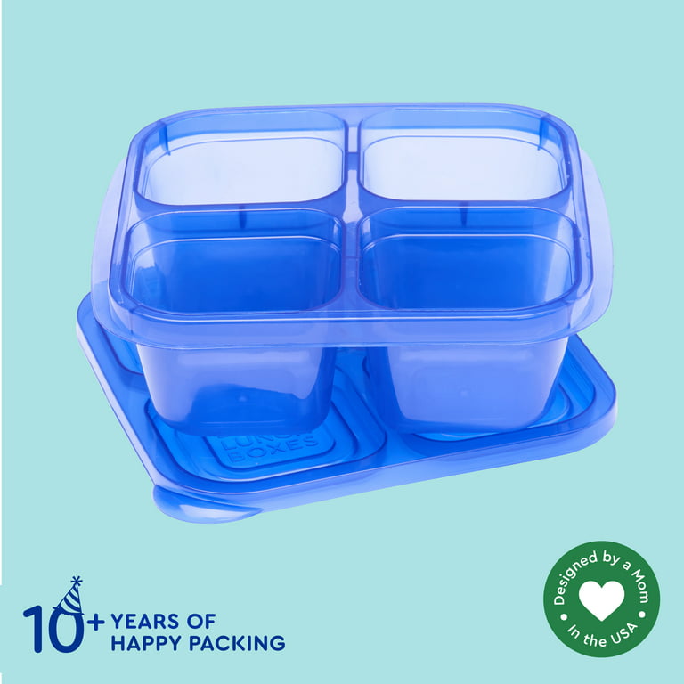 Topware TP059 Blue Check 4 Containers Lunch Box 