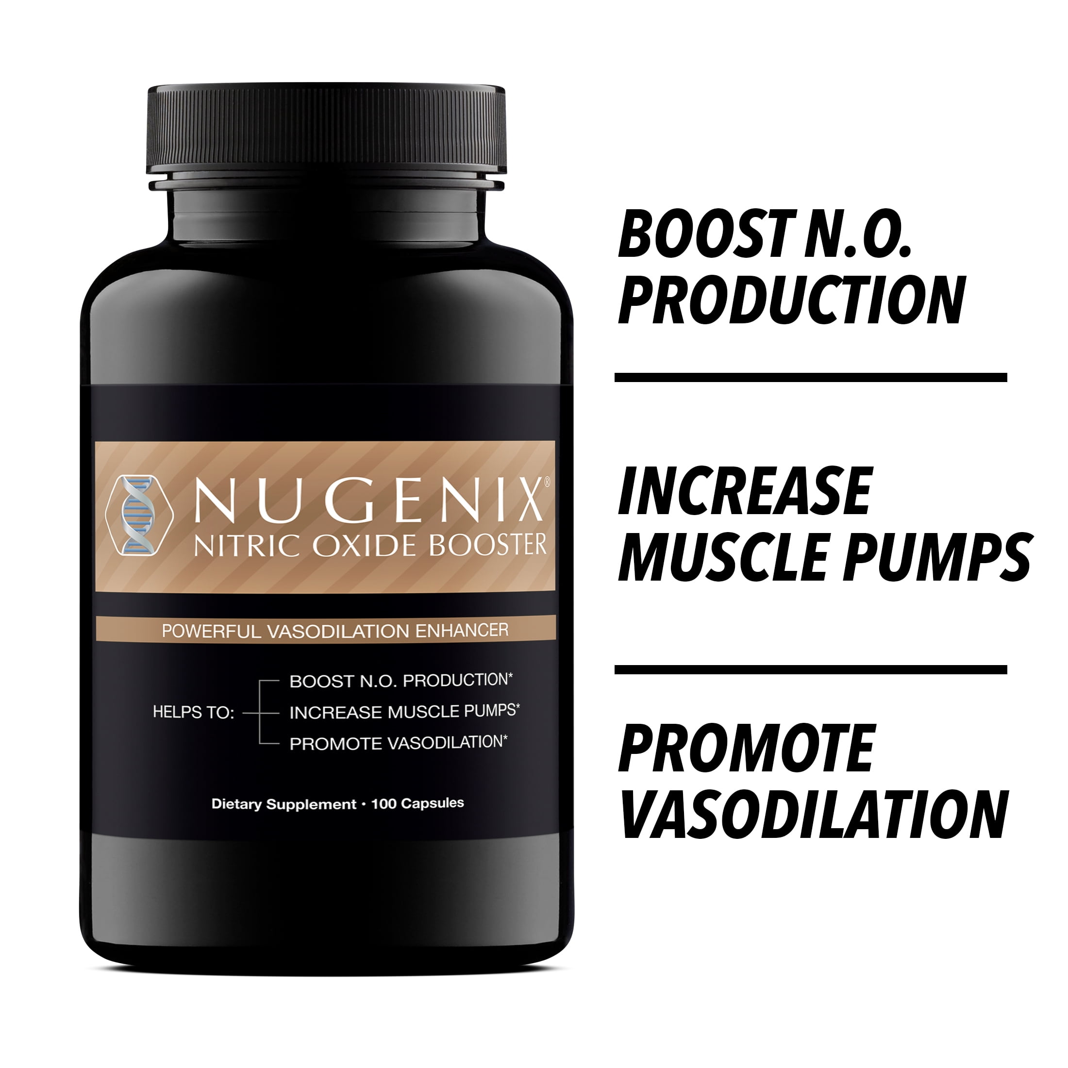 Nugenix Nitric Oxide Booster, L-Arginine, L-Citrulline, Pine