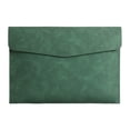 thumbnail image 2 of DPTALR Magnetic Lock Leather File Bag A4 Paper File Bag Folder Bag Data Business Easy Briefcase Bag, 2 of 6