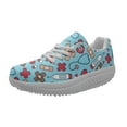 thumbnail image 1 of Zapatillas de deporte con plataforma para mujer, diseño personalizado y transpirable, con patrón de herramientas médicas para hospital, primavera y otoño, 1 of 5