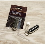 broadman church supplies staff anointing oil holder - silver (bag w/header)