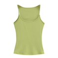 thumbnail image 4 of DuoJiaJ Ladies Suspender Sleeveless Bottoming Vest Slim Short Top Summer Tank Tops Women, 4 of 4