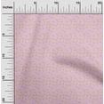 thumbnail image 1 of oneOone Cotton Silk Blush Pink Fabric Anchor Hook & Lion Cartoon Quilting Supplies Print Sewing Fabric By The Yard 42 Inch Wide, 1 of 4