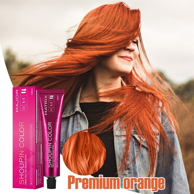 Hair Coloring Shampoo Micro T^Ide Color Single Hair Cream Blue And Black Color Hair,Orange The Shampoo