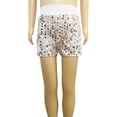 thumbnail image 2 of CPNG Kids Girls Sparkly Sequin Shorts Teen Girls Elastic High Waist Party Dance Shorts Fashionable Performance Shorts(Silver,7-10 Years), 2 of 4
