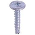 thumbnail image 1 of (100 Pcs) 8 x 1-1/4 Pouces Tête de Brosse Mod Auto-Tappante, Point de Forage, Zinc - U-Turn, 1 of 4