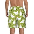 thumbnail image 3 of Disketp Men'S Swim Trunks Hawaiian Breathable Surf Beach Swimsuits Mesh Lining Beach Shorts With Pockets-Lovely Chickens, 3 of 9