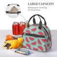 thumbnail image 5 of Naloa Watermelon Print Lunch Bag for Women & Men Insulated Lunch Box or Cooler Lunch Tote Bags for Work, Travel, Outdoor, 5 of 5