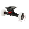 thumbnail image 4 of Fyydes Kit de Support pour Planche à Roulettes, Ensemble de Roues de Planche à Roulettes Double Déformation, Ensemble de Pont de Support de Roue de Planche à Roulettes Double Déformation de Qualité, Combinaison d'Accessoires, 4 of 10