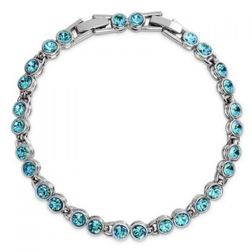 Pulsera Shining Moonlight Con Cristales - Azul Moonlight Joyeria, Pulsera, Cristal