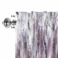 thumbnail image 4 of Purple Vintage Rod Pocket Curtain Valance, Striped Painting Retro Abstract Art Farmhouse Window Valance for Living Room, Bedroom, Kitchen 42"W x 12"L, 4 of 9