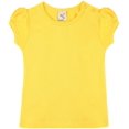 thumbnail image 1 of Lilax Camiseta Básica De Manga Corta Con Cuello Redondo Para Bebé Niña 12-18 Meses Amarillo, 1 of 5