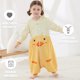 thumbnail image 4 of Saco de dormir de invierno para bebé, saco de dormir con piernas cálidas para niña y niño, pijama con patas de franela de manga larga para niño, saco de dormir grueso de dibujos animados de animales unisex de 3 a 5 años ER, 4 of 5