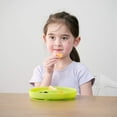thumbnail image 3 of Olababy 100% Silicone Divided Suction Plate for Independent Feeding Baby and Toddler (Lemon), 3 of 6
