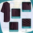 thumbnail image 5 of Endea Graduation Matte Maroon Graduation Gown, 5 of 8