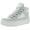 White/White, variant on Aqua Womens Bash Suede High Top Sneakers White 6 Medium (B,M)
