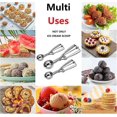 thumbnail image 5 of , Juego de cucharas para galletas de 3 uds, cuchara para galletas de acero inoxidable con gatillo de liberación, cuchara para galletas grande/mediana/pequeña para hornear, galletas S, 5 of 5