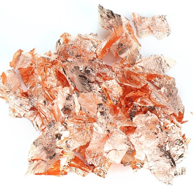 Copos De Aluminio De 3 Colores, 1 Juego, Hoja Dorada, Pintura Hecha A Mano, Joyería De Resina, Decoraciones Artesanales