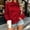 Red, variant on Njagoc3 Women's Bow Tie Front Sweatshirt Long Sleeve Pullover Top Ruched Waist Casual Hoodie with Pockets Trendy Fall Winter Outwear