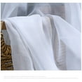 thumbnail image 7 of Window White Sheer Curtains 108 Inches Long 10 Panels Clear Basic Rod Pocket Panel, 7 of 7