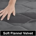 thumbnail image 5 of Smiry Memory Foam U-Shaped Bathroom Rugs, Soft & Non-Slip Toilet Rugs, Water Absorbent and Machine Washable Contour Bath Mats, 24"x20", Dark Grey, 5 of 8
