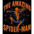thumbnail image 2 of Men's Marvel Halloween The Amazing Spider-Man Web Graphic Tee Black Medium, 2 of 5