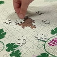 thumbnail image 4 of Ambesonne Nature Jigsaw Puzzle Durable Cardboard, Grape Vines Fruit Garden, 1000 pcs, Pink Purple Green, 4 of 5