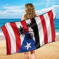thumbnail image 4 of Garronmavis Puerto Rico Flag Car Seat Towel Cover Stain Resistant Sweat Protection for Sports Use 1 PC Stretchable Easy Installation for Most Cars SUV Trucks Sedan Van, 4 of 9