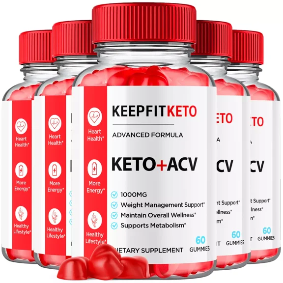 Keepfit Keto ACV Gummies Maximum Strength Weight Management Supplement 300 Gummies