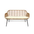 thumbnail image 1 of Loveseat de Acero y Rattan Mundo In Tobago 68x125x82 cm para Exteriores, 1 of 8