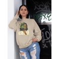 thumbnail image 2 of Botany Portrait I. Sweatshirt Women -Victoria Borges Designs, Female Medium, 2 of 4