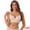 Beige, variant on Women's V-Neck Underwire Bra Push-Up Plus Size Underwear D 40 Black