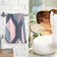 thumbnail image 7 of Yayeee 100% Cotton Hand Towels for Bathroom 16" x 28" Soft Absorbent Kitchen Towel, Dark Cubes, 7 of 7