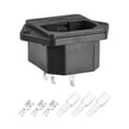 thumbnail image 4 of Conector de alimentación IEC320 C14 de Unique Bargains AC 250V 10A 250V 6.3A 2.5W con fusible negro, 4 of 5